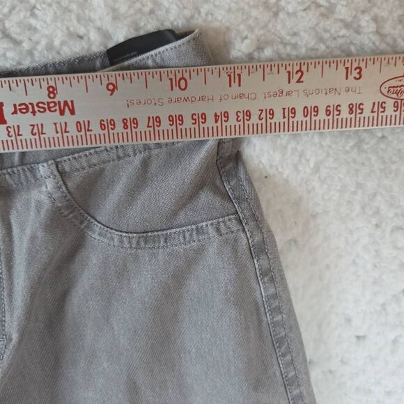 H&M Women's Pull-On Smiley World Stretch Wide Leg Jeans Light Gray Wash Size 12 - Picture 4 of 8